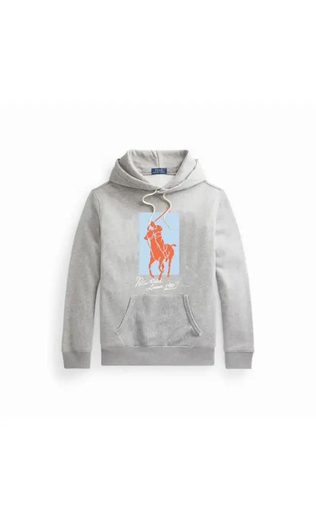 PULL Ralph Lauren imprimé gris